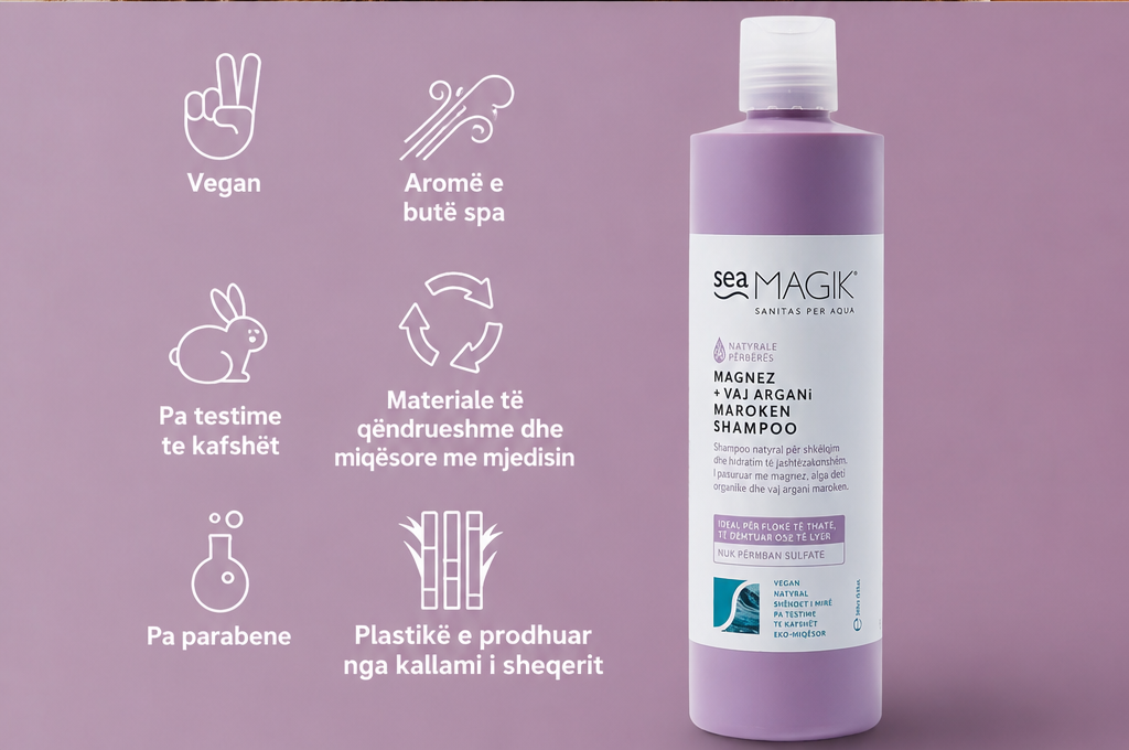 MAGNESIUM + ARGAN SHAMPOO 300ML